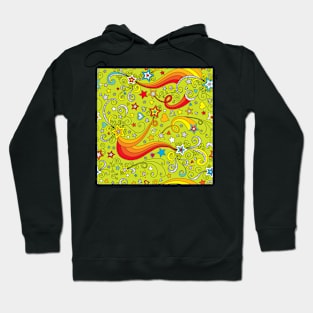 star pattern Hoodie